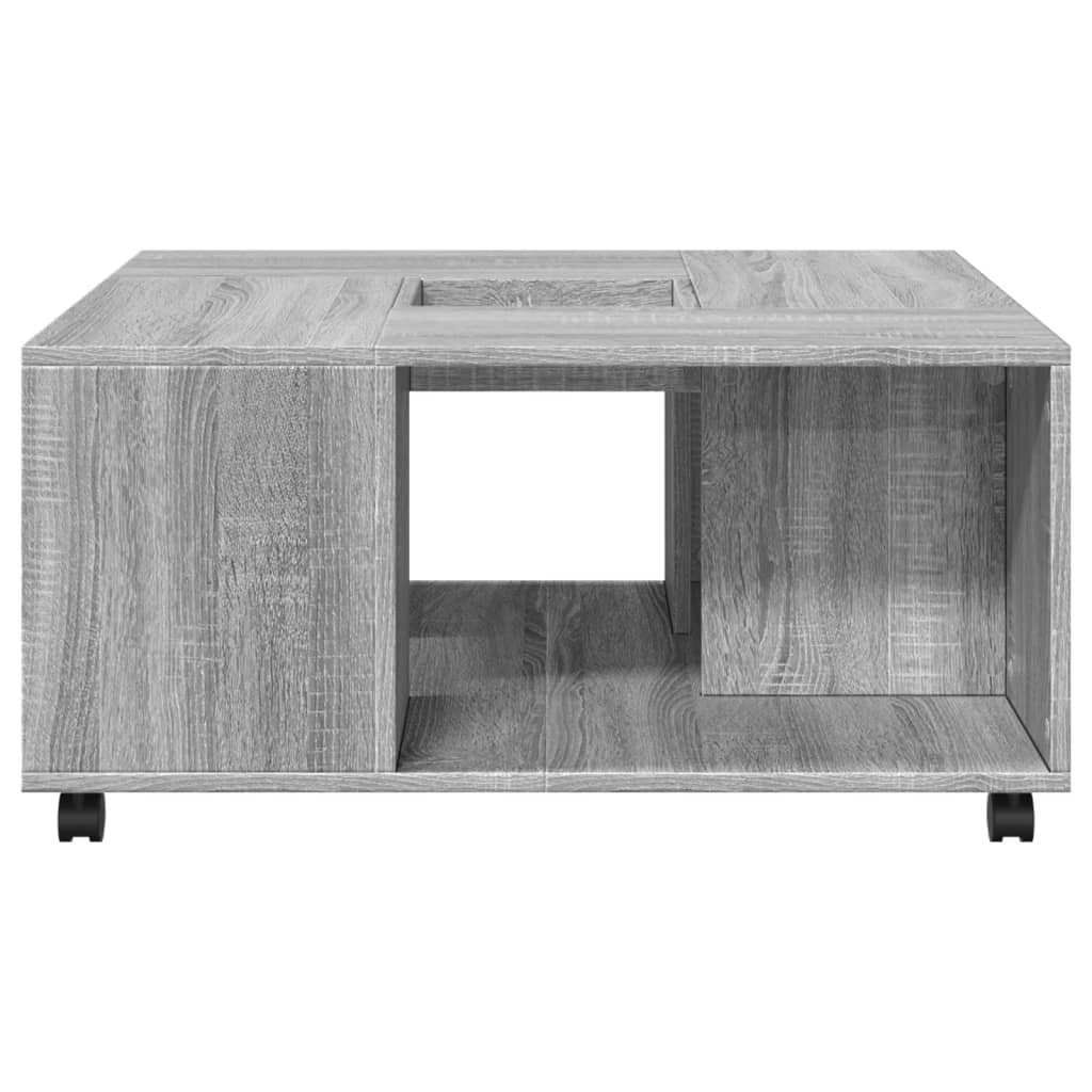 Salongbord Sofabord Sonoma Grå 80x80x40 cm