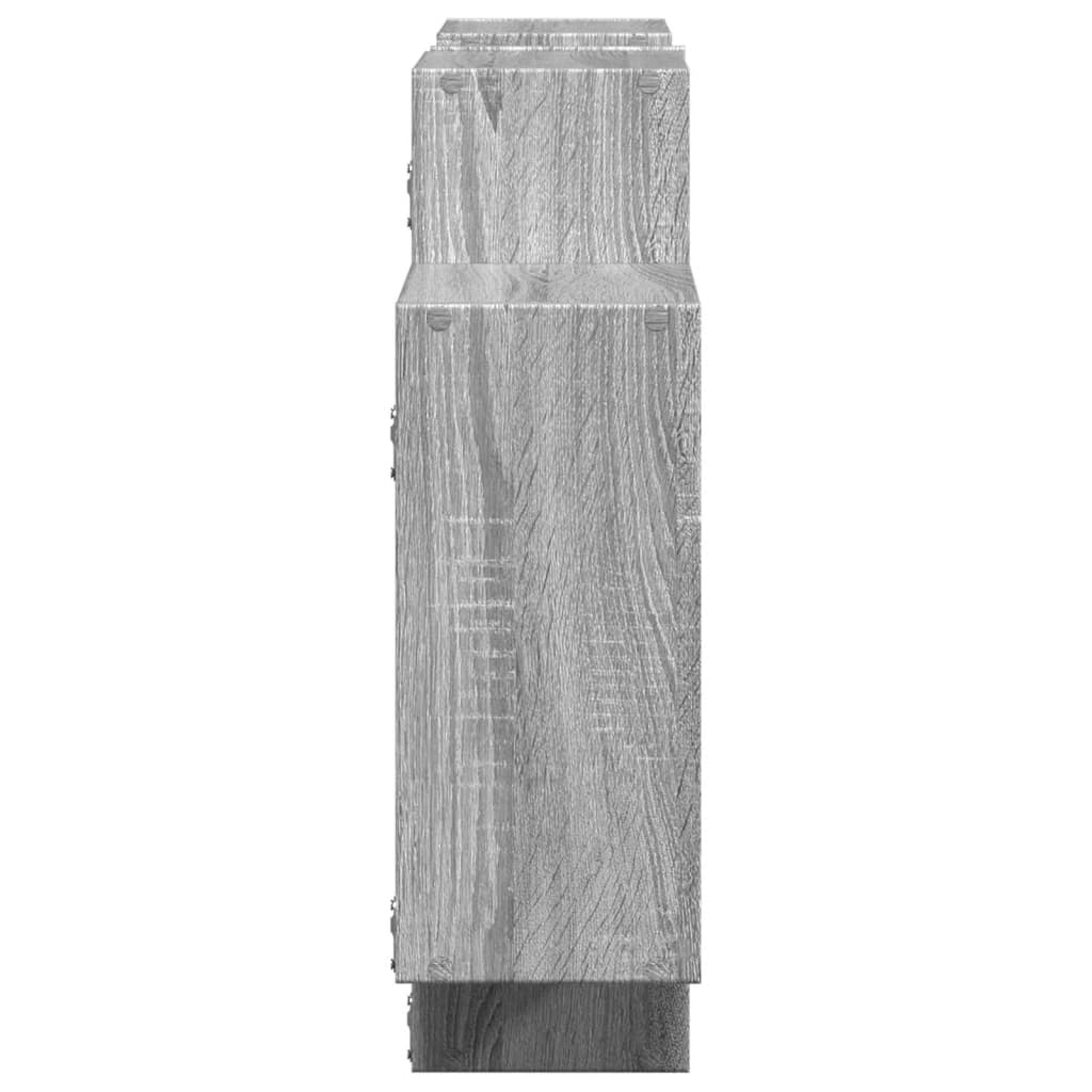 Vegghylle Sonoma Grå 159x18x65 cm