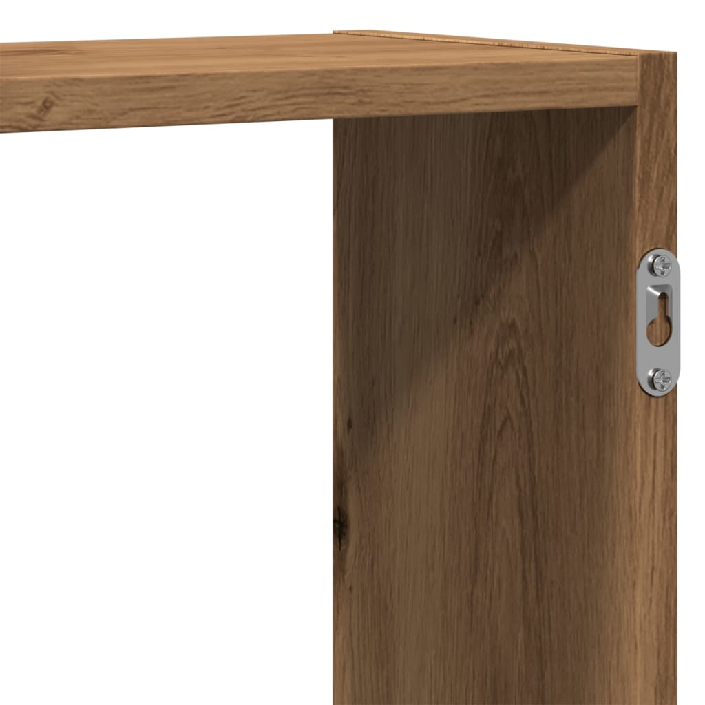 Vegghylle Artisan Eik 159x18x65 cm