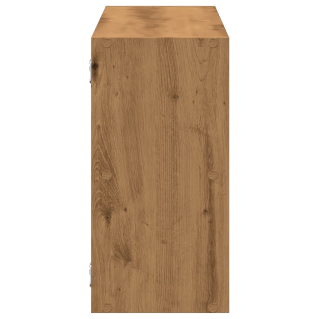 Vegghylle Artisan Eik 100x25x50 cm