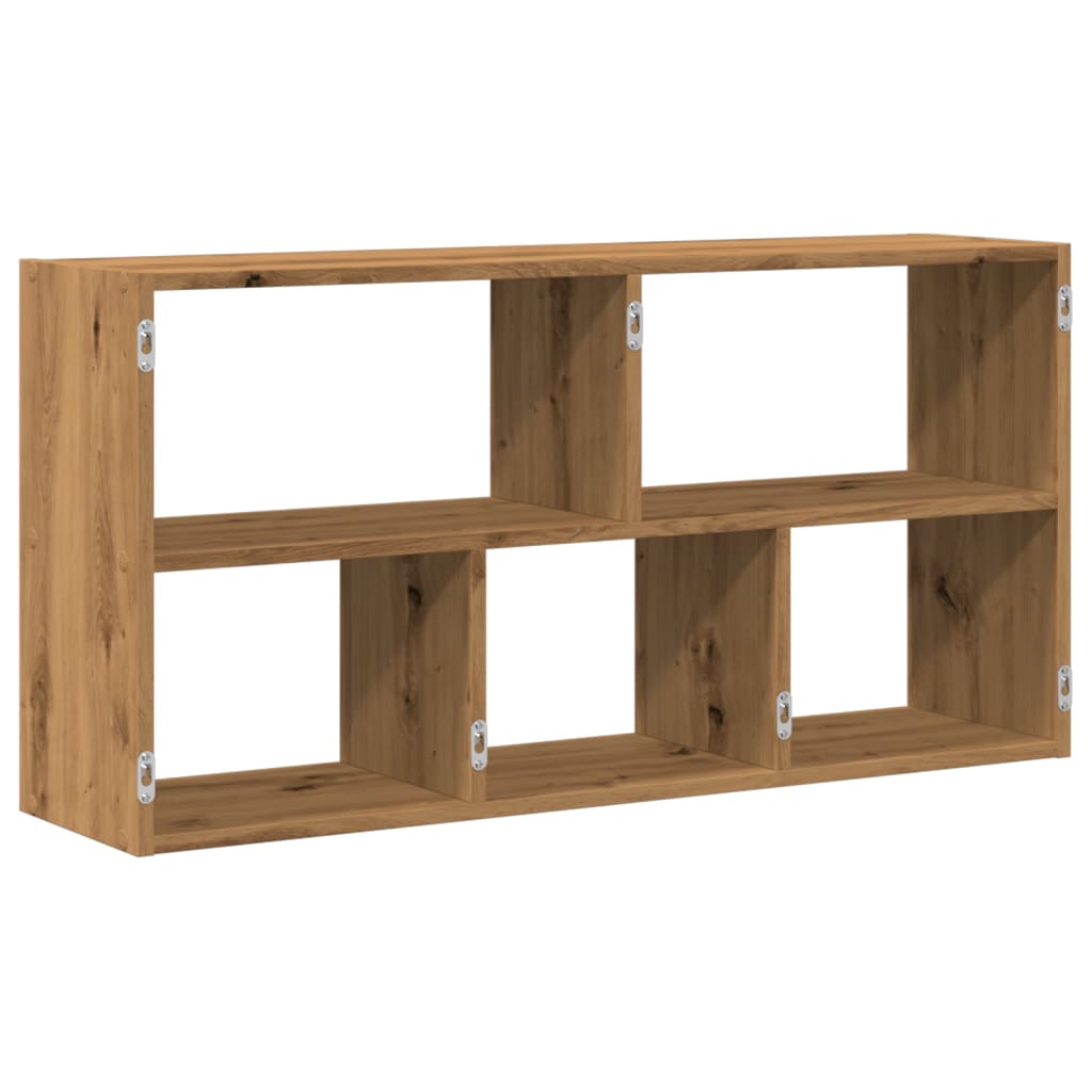 Vegghylle Artisan Eik 100x25x50 cm