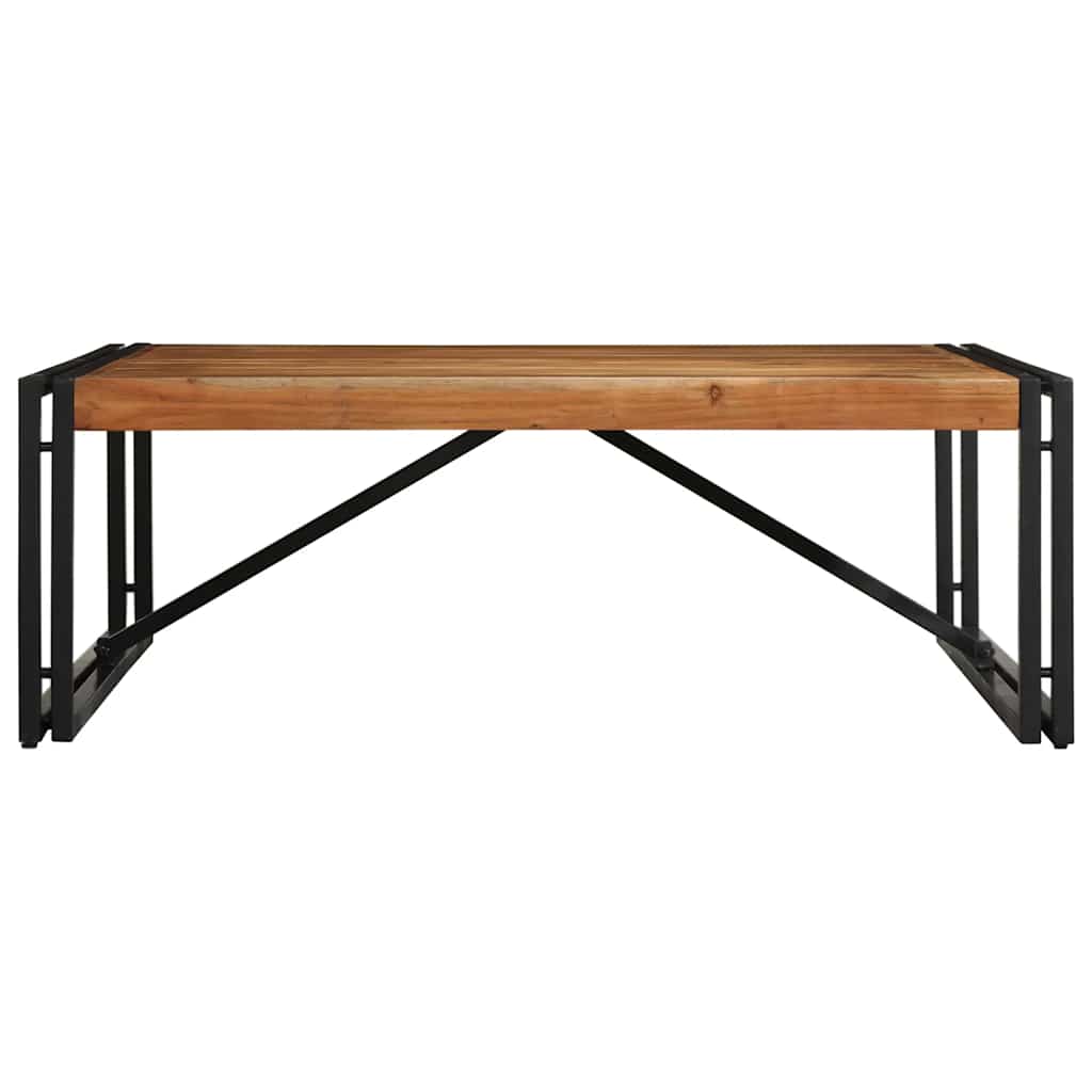 Salongbord Sofabord Tre heltre akasie 100x100x35 cm