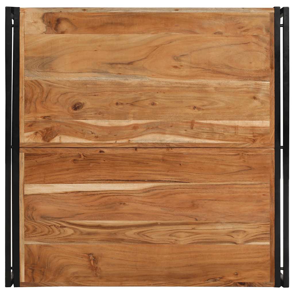 Salongbord Sofabord Tre heltre akasie 100x100x35 cm