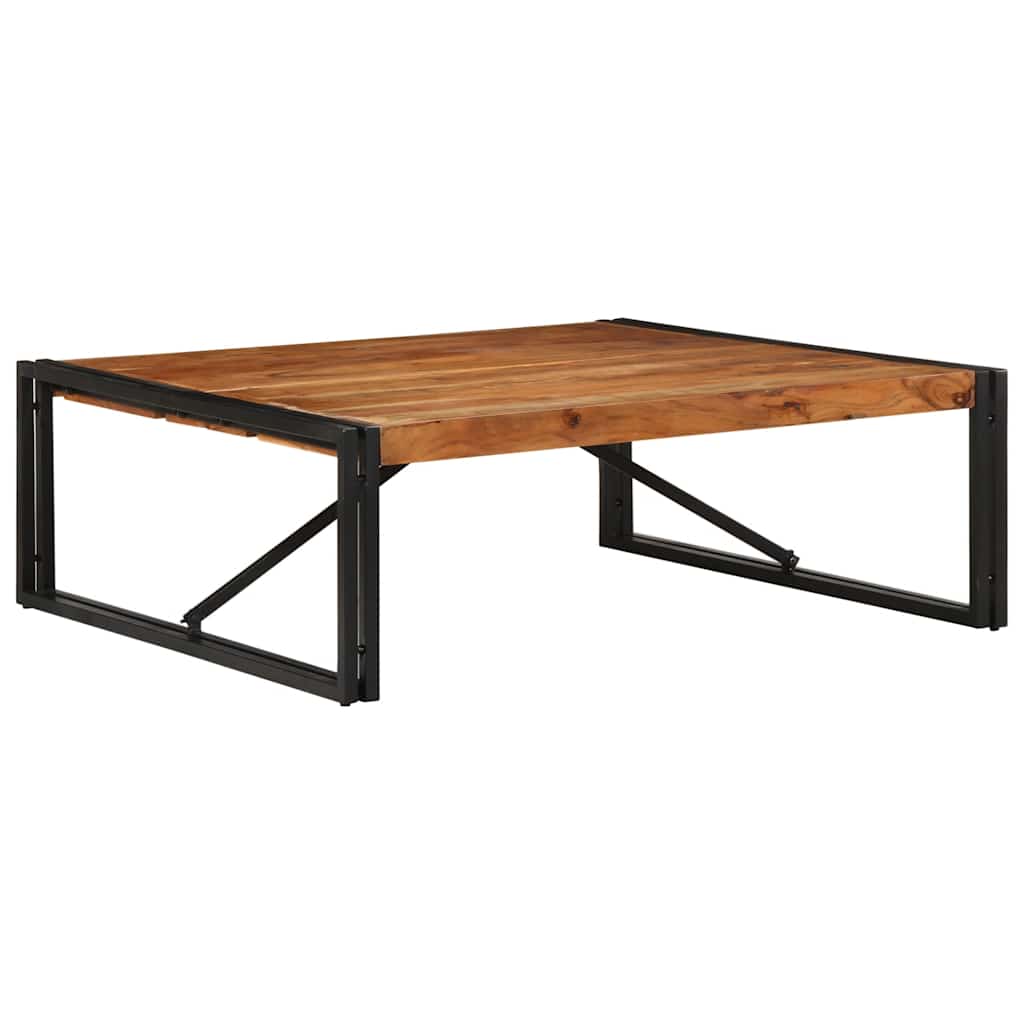 Salongbord Sofabord Tre heltre akasie 100x100x35 cm