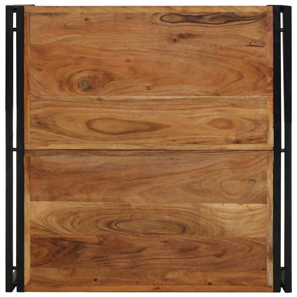 Salongbord Sofabord Tre heltre akasie 80x80x35 cm