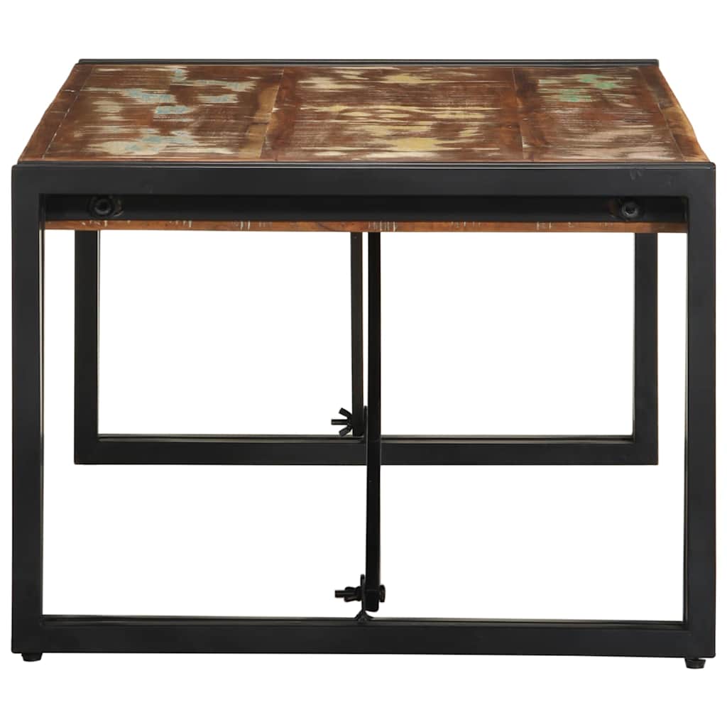 Salongbord Sofabord Tre Gjenvunnet Heltre flerfarget 100x50x35 cm