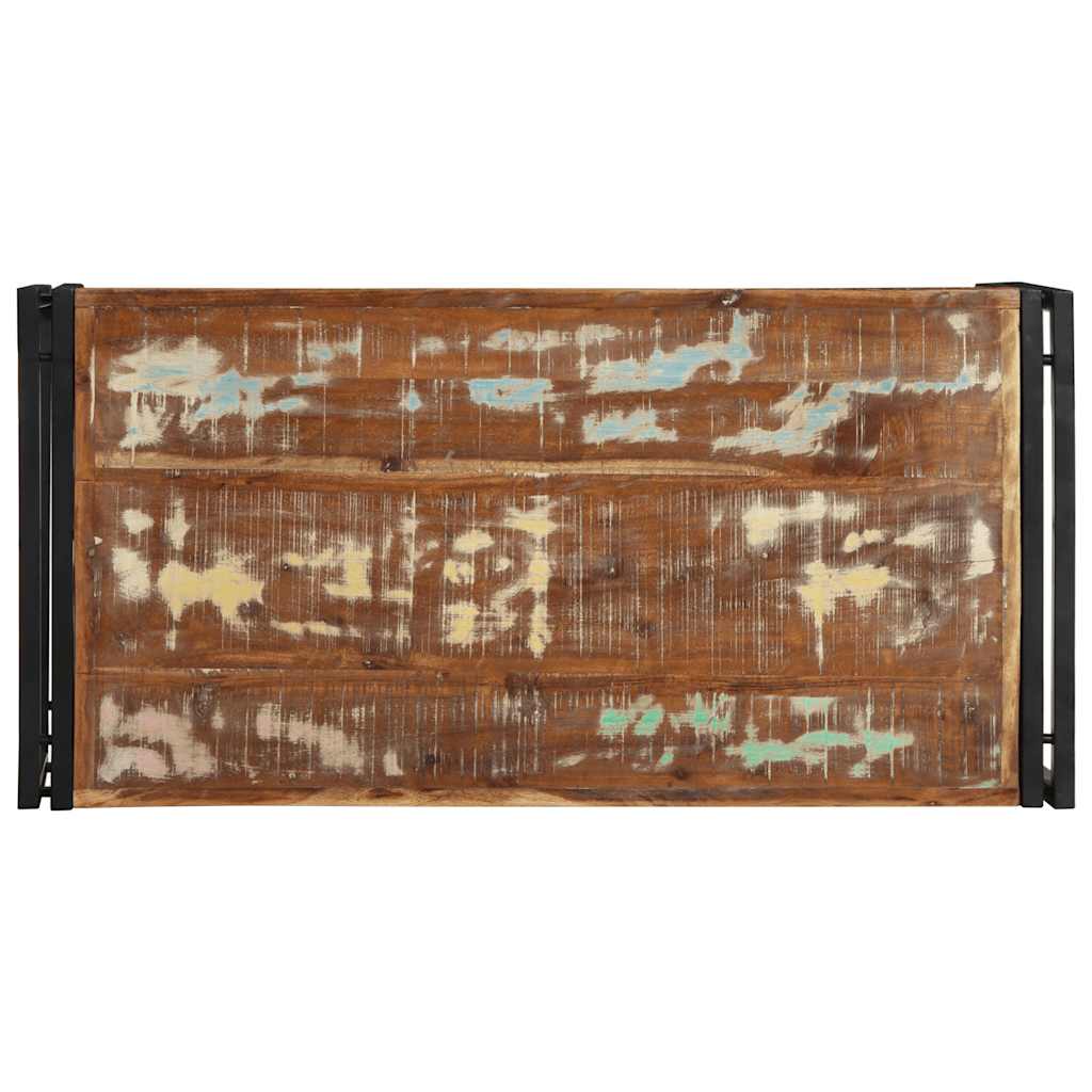 Salongbord Sofabord Tre Gjenvunnet Heltre flerfarget 100x50x35 cm