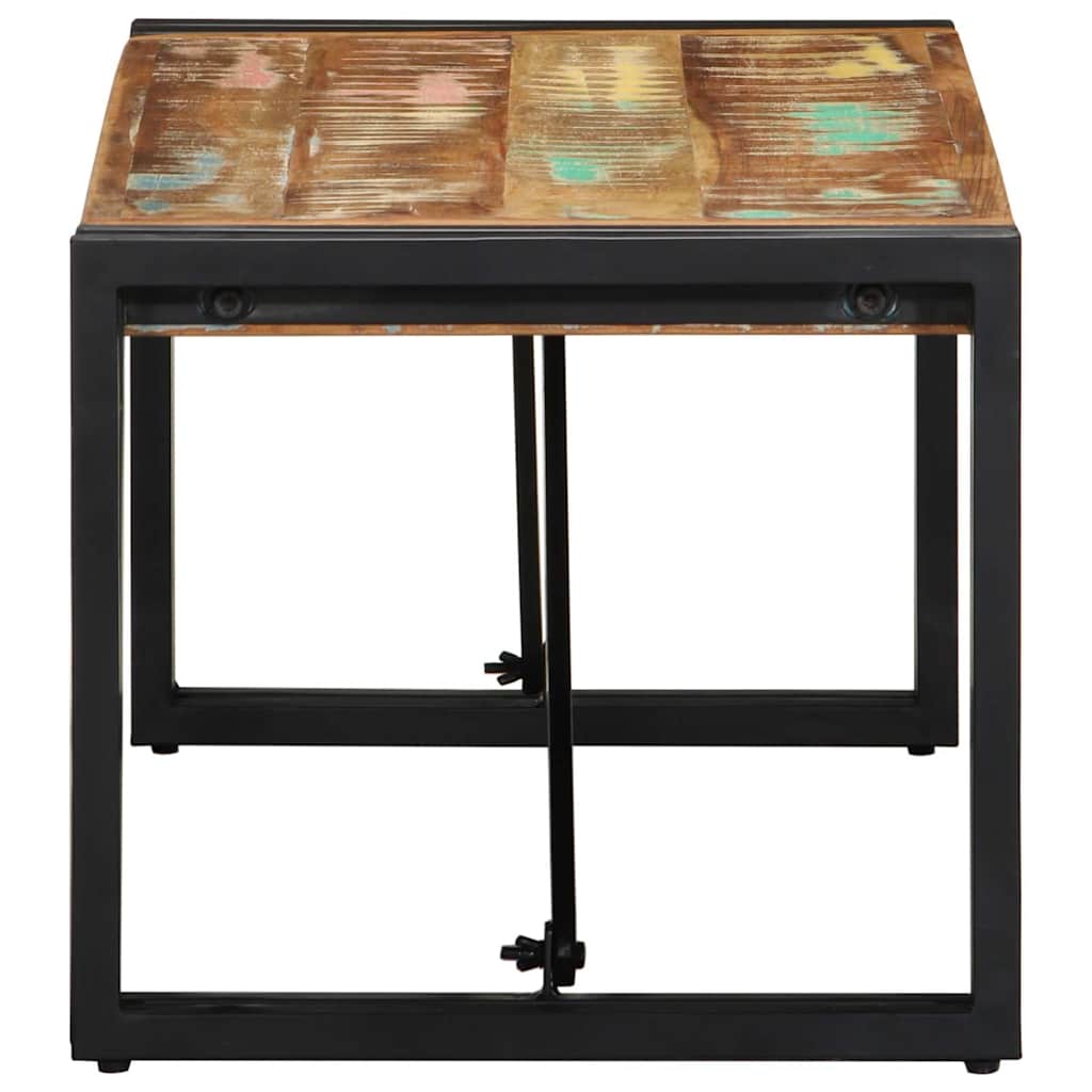 Salongbord Sofabord Tre Gjenvunnet Heltre flerfarget 80x40x35 cm