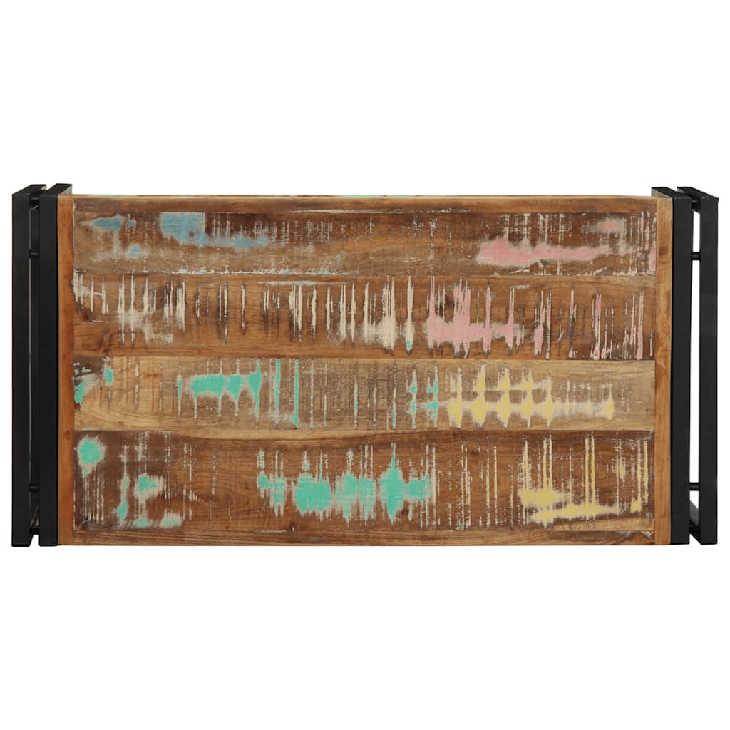 Salongbord Sofabord Tre Gjenvunnet Heltre flerfarget 80x40x35 cm