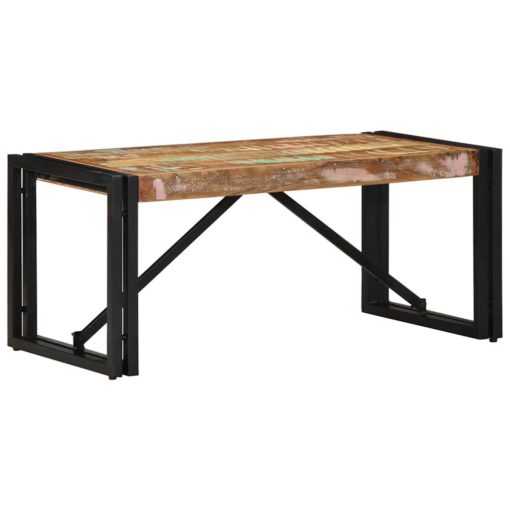 Salongbord Sofabord Tre Gjenvunnet Heltre flerfarget 80x40x35 cm