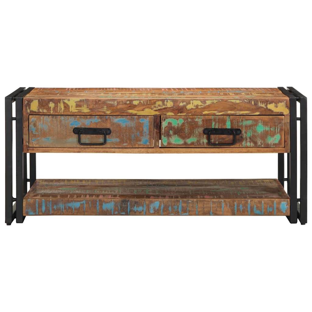 Salongbord Sofabord Tre Gjenvunnet Heltre flerfarget 90x50x38 cm