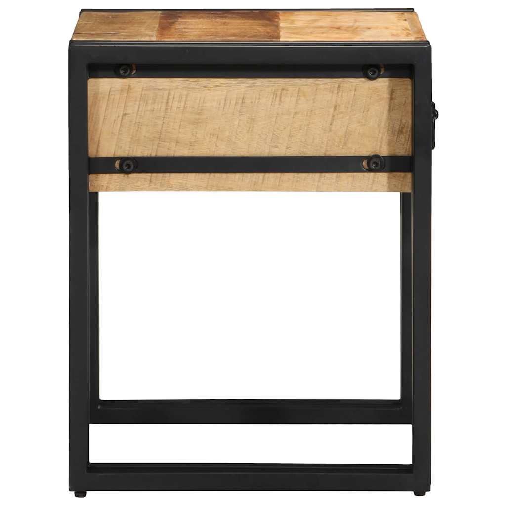 Avlastningsbord med skuff Brun 40 x 40 x 50 cm heltre mango