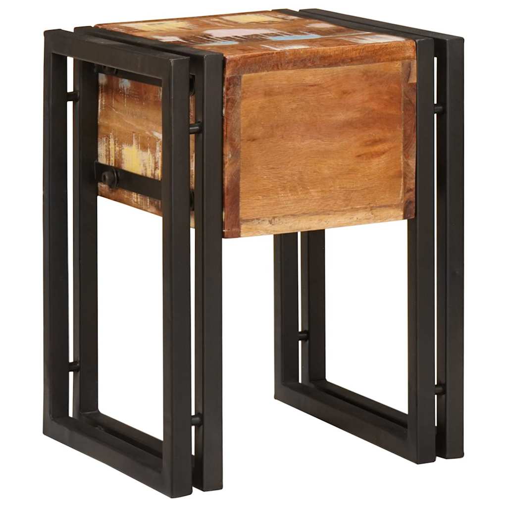 Sidebord Tre 30 x 30 x 40 cm Massiv Tre og metall