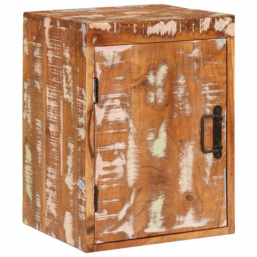 Nattbord Sengbord Brun 35 x 33 x 48 cm Massiv Rektivert Tre