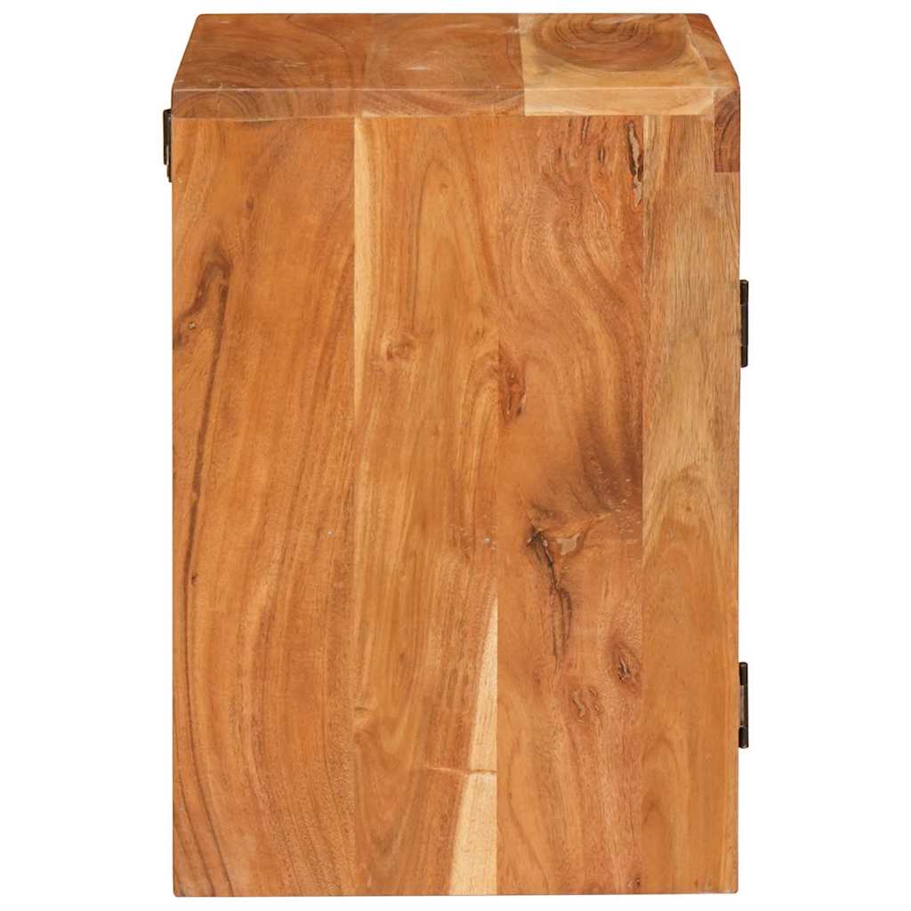 Nattbord Sengbord Brun 35 x 33 x 48 cm Solid akasietre