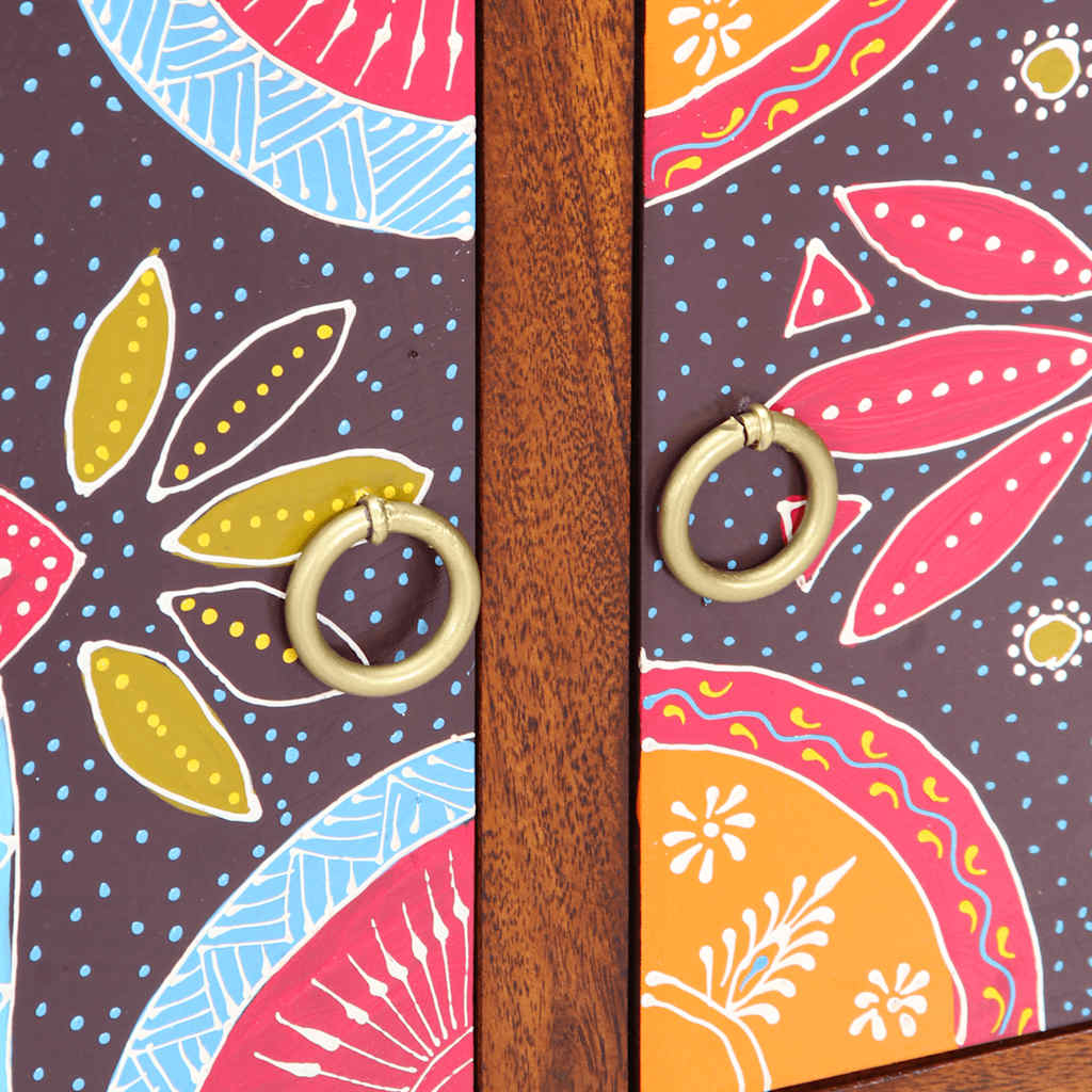 TV-Møbel Tre Tv-skap flerfarget 110x30x40 heltre akasie