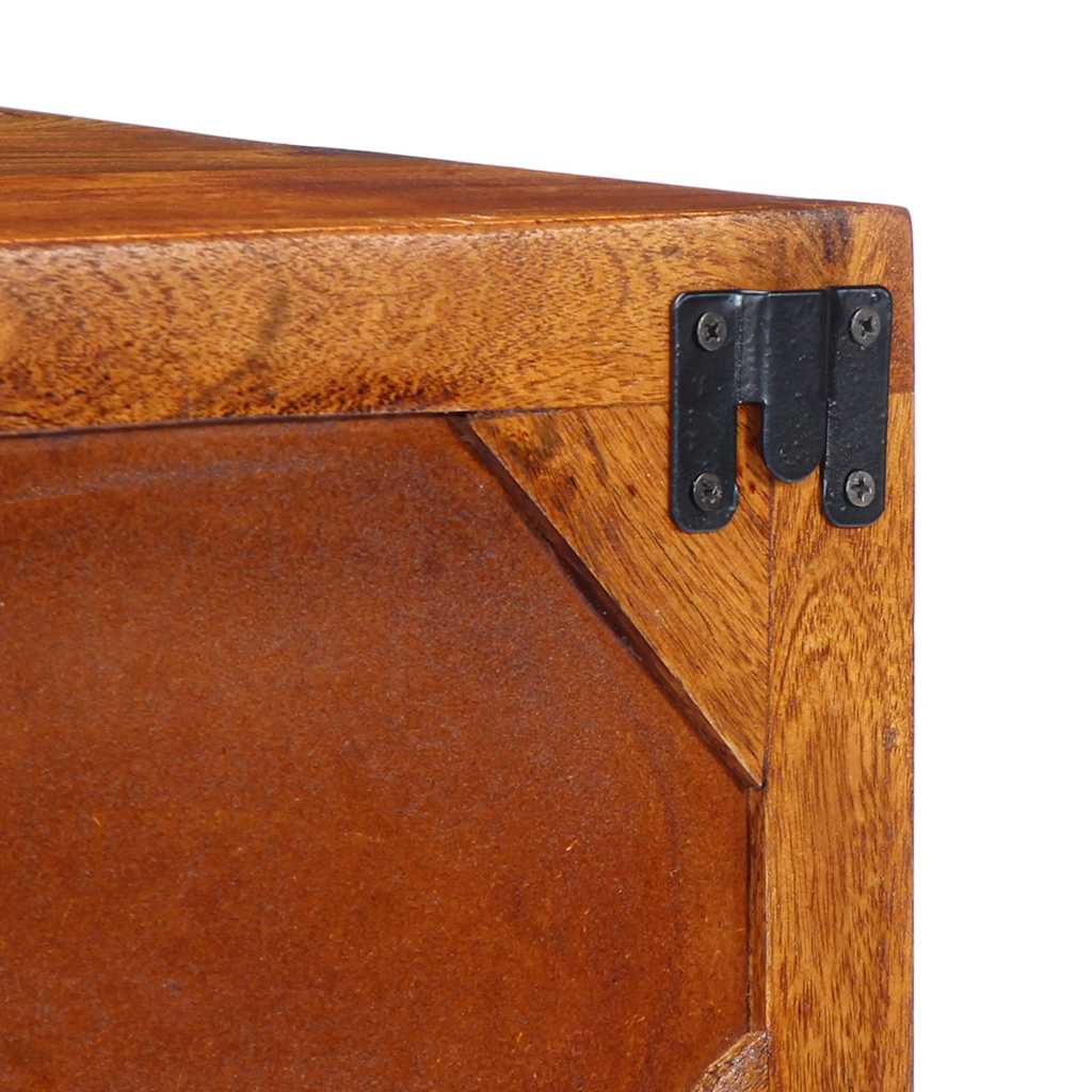 TV-Møbel Tre Veggmontert Tv-skap flerfarget 100x30x22 heltre akasie