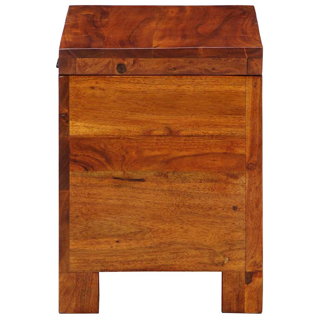 Oppbevaringskiste Flerfarget 50 x 30 x 40 cm heltre akasie