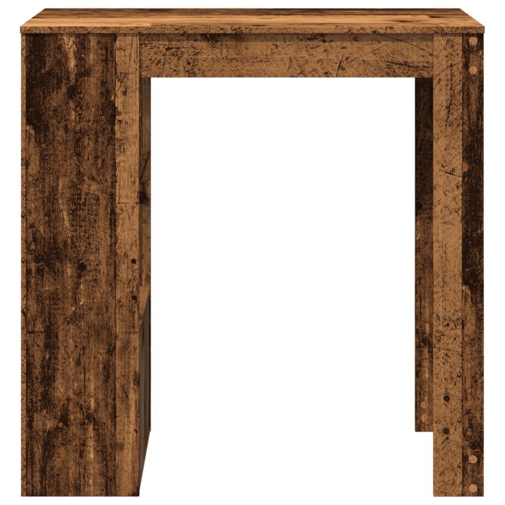 Barbord med stativer gammelt tre 102x50x103,5 cm konstruert tre
