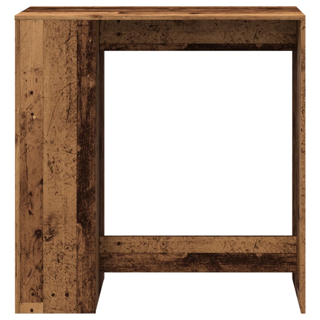 Barbord med stativer gammelt tre 101x40x103,5 cm konstruert tre
