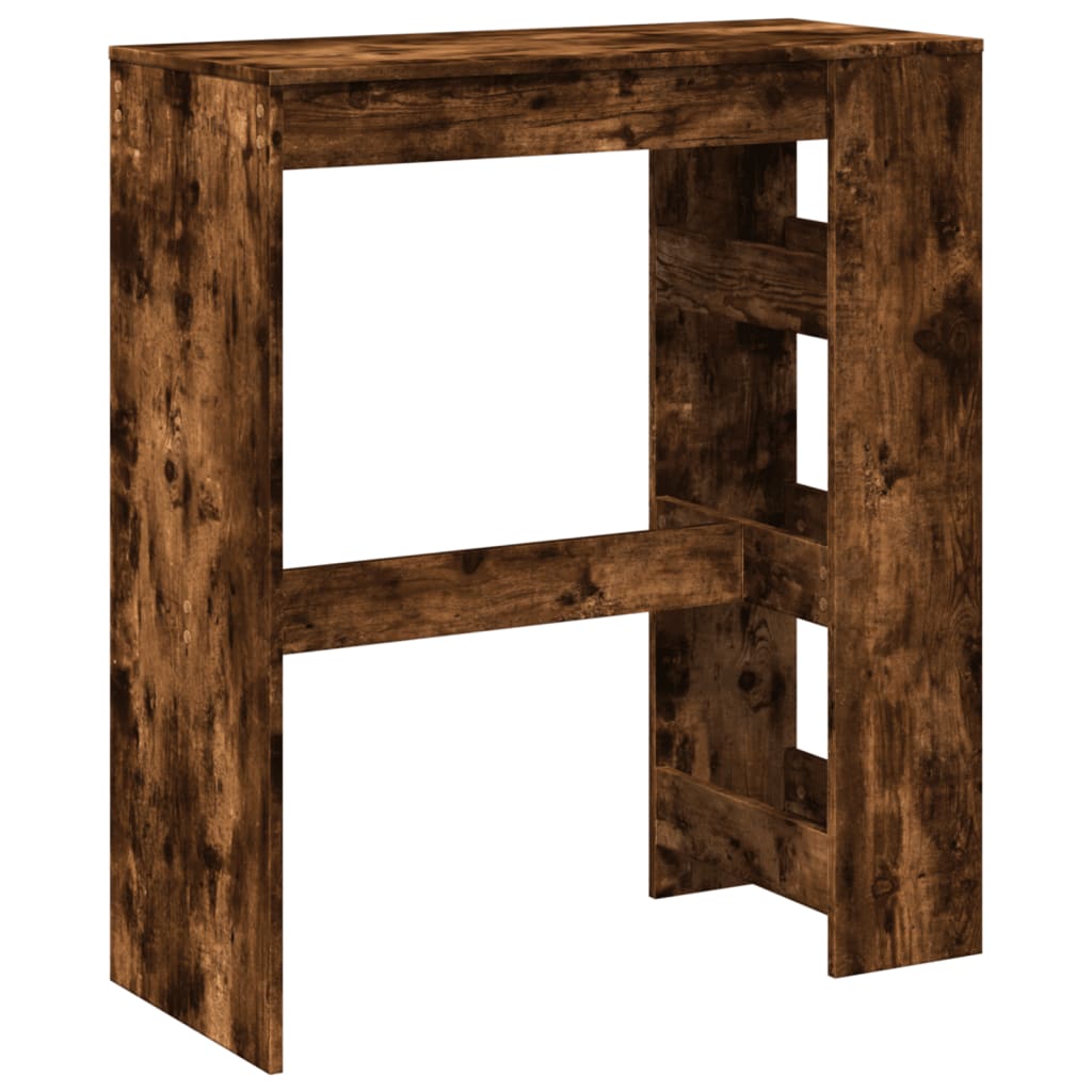 Barbord med stativer røkt eik 90x40x103,5 cm konstruert tre