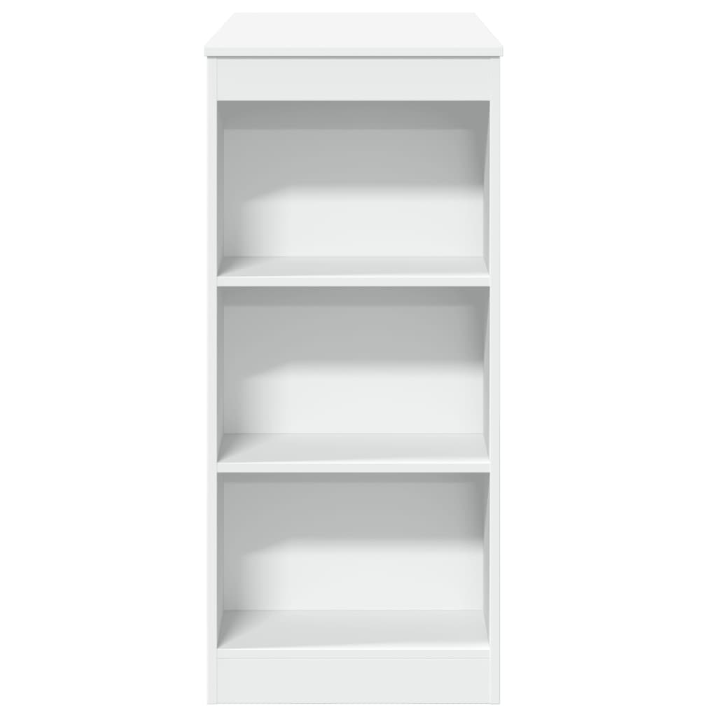 Barbord med stativer hvit 95x47x103,5 cm konstruert tre