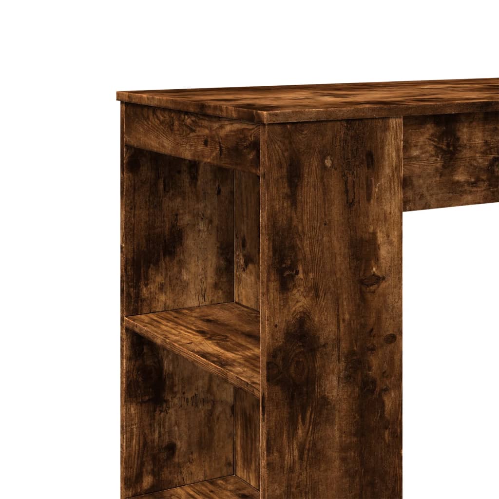 Barbord med stativer røkt eik 95x47x103,5 cm konstruert tre