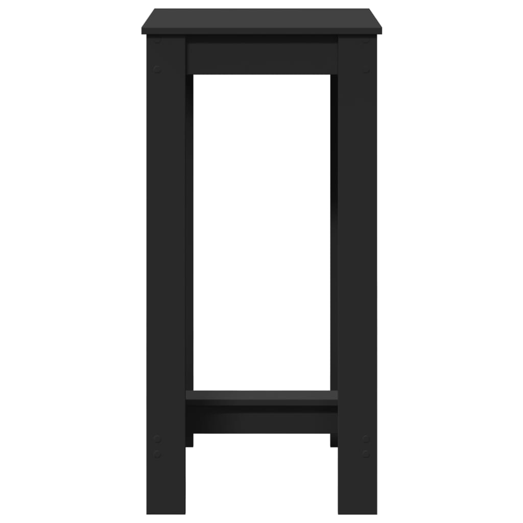 Barbord svart 51x50x103,5 cm konstruert tre