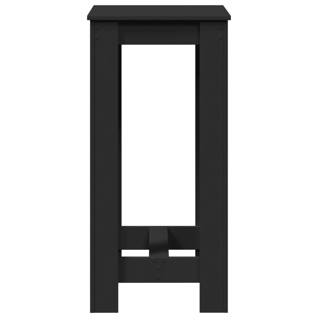 Barbord svart 51x50x103,5 cm konstruert tre