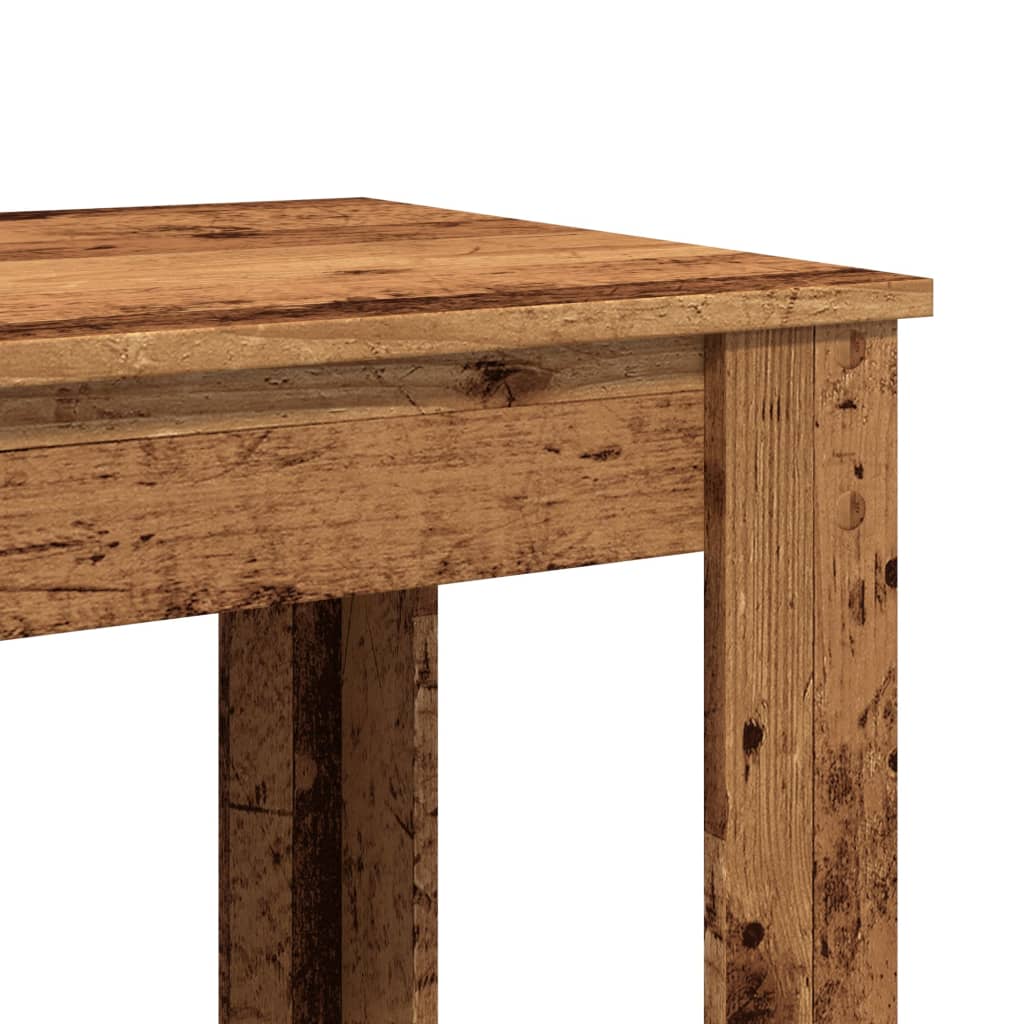 Barbord gammelt tre 51x50x103,5 cm konstruert tre