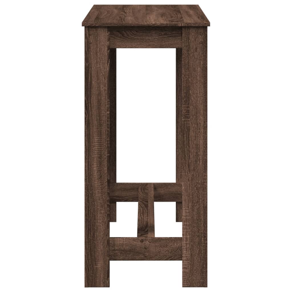 Barbord brun eik 102x50x103,5 cm konstruert tre