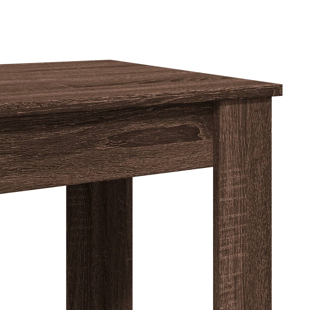 Barbord brun eik 102x50x103,5 cm konstruert tre