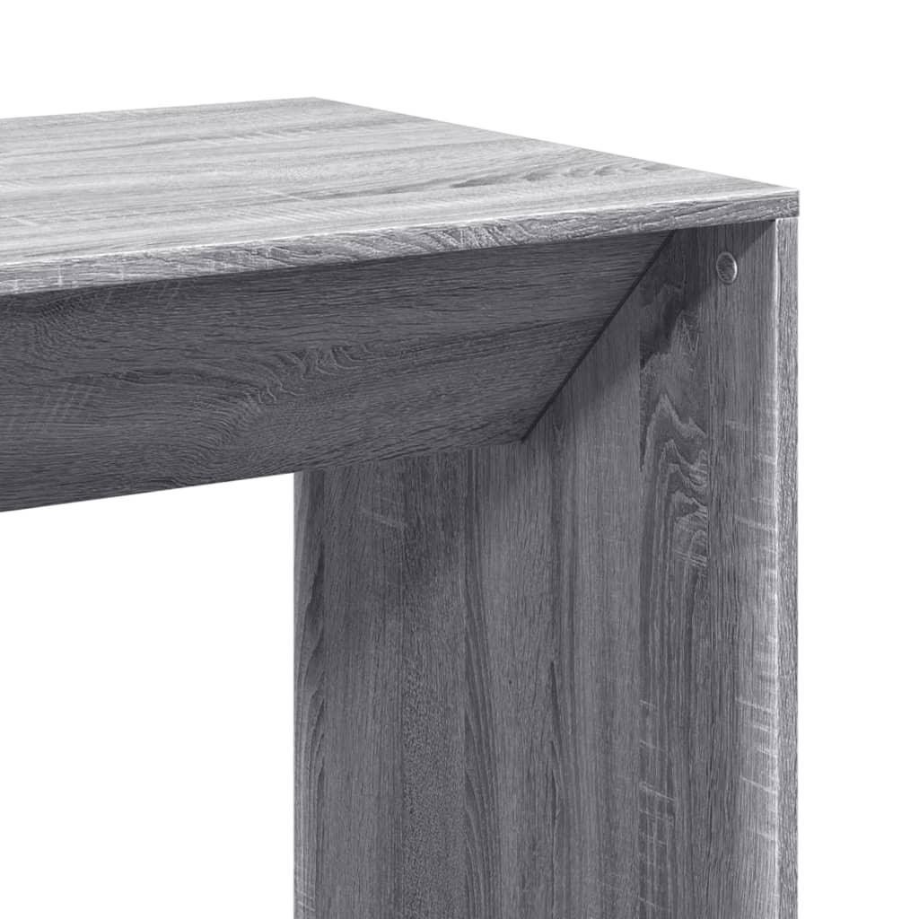 Barbord grå sonoma eik 51x50x103,5 cm konstruert tre