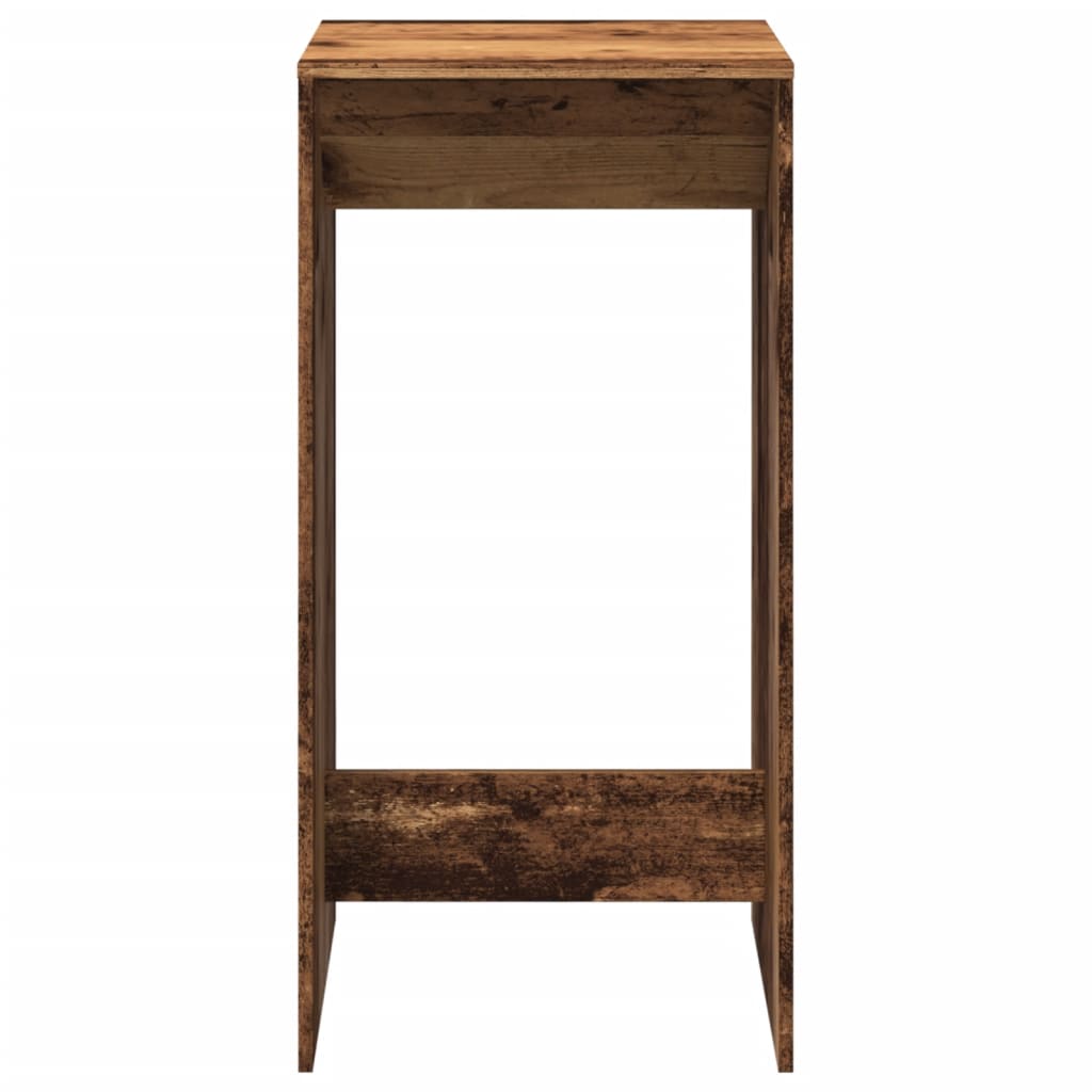 Barbord gammelt tre 51x50x103,5 cm konstruert tre