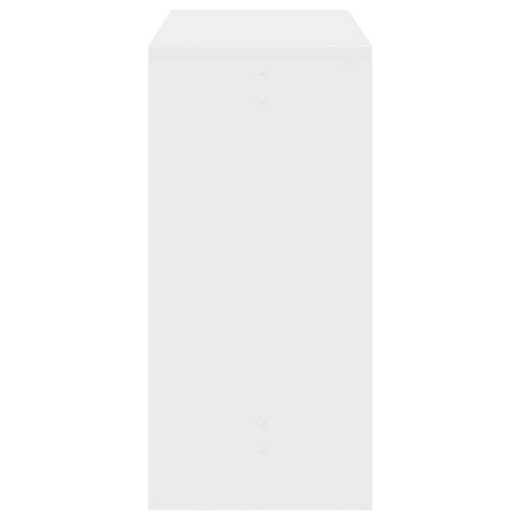 Barbord hvit 102x50x103,5 cm konstruert tre