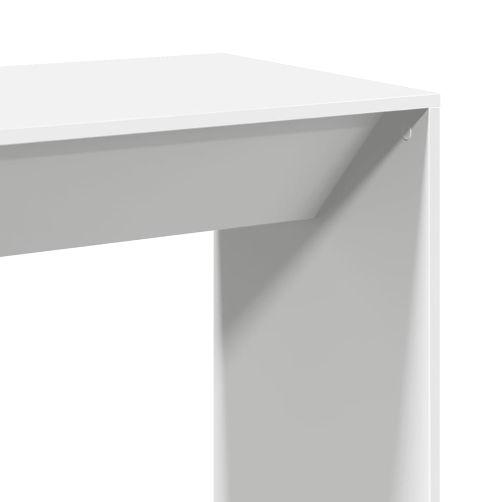 Barbord hvit 102x50x103,5 cm konstruert tre