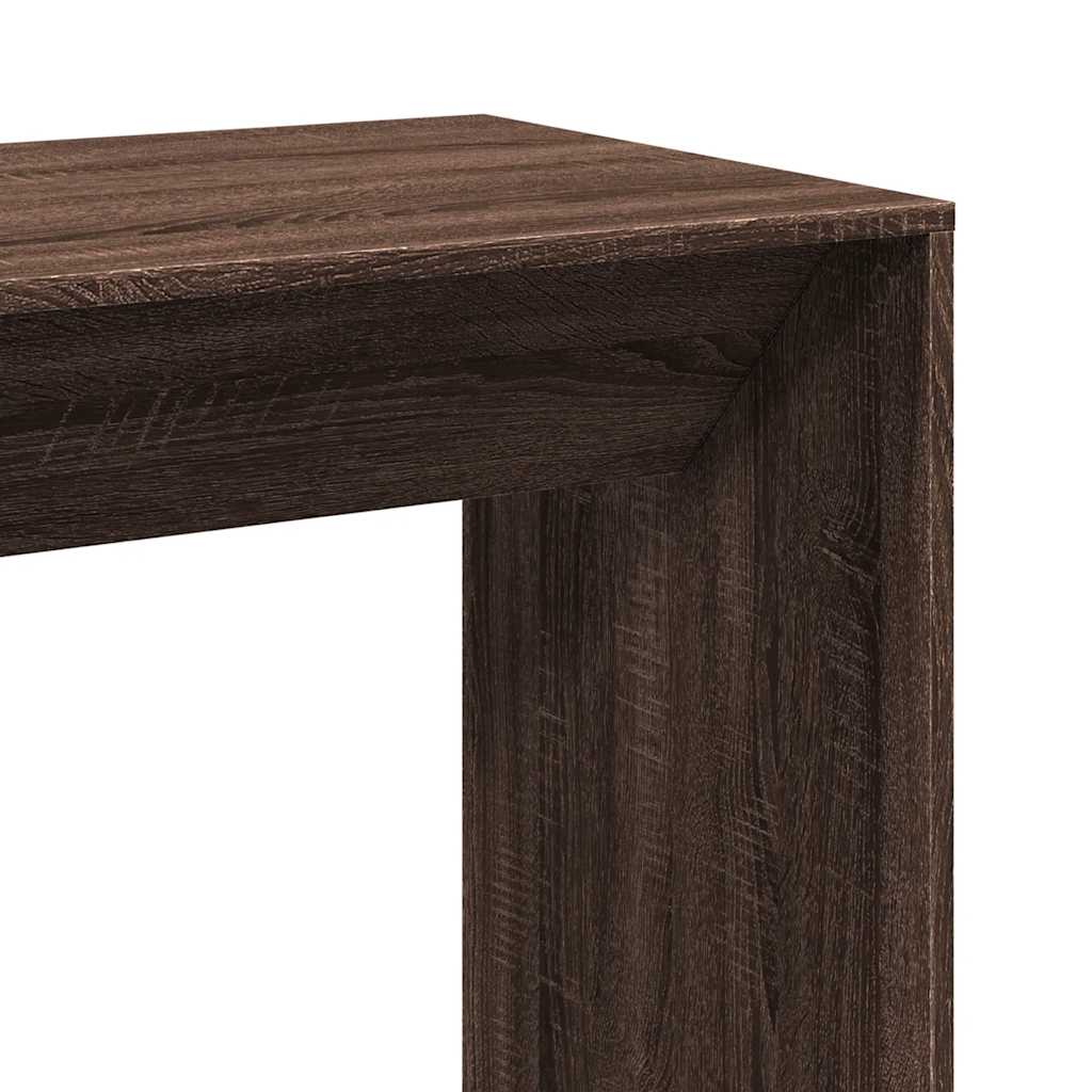 Barbord brun eik 102x50x103,5 cm konstruert tre