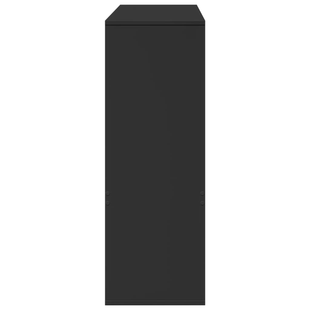 Bokhylle Svart Romdeler 100x33x94,5 cm