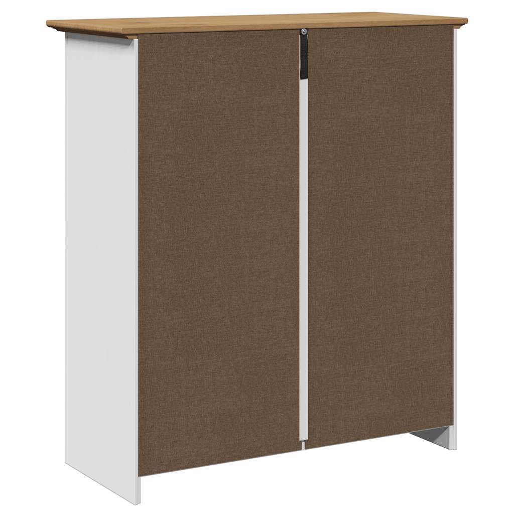 Hallmøbel Gangskap BODO Hvit og Brun 80x35x90 cm