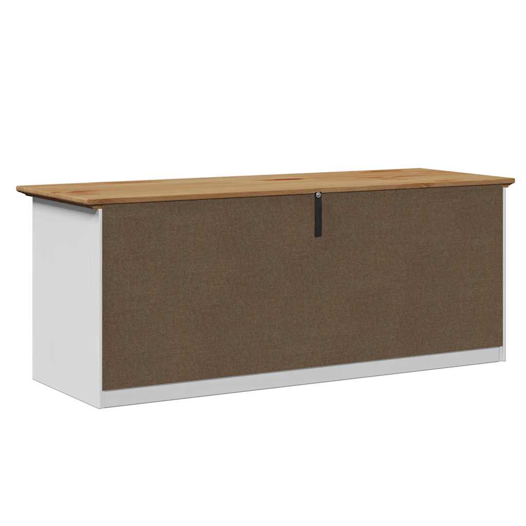 Sittebenk Gangbenk BODO Hvit og Brun 114x40x45 cm