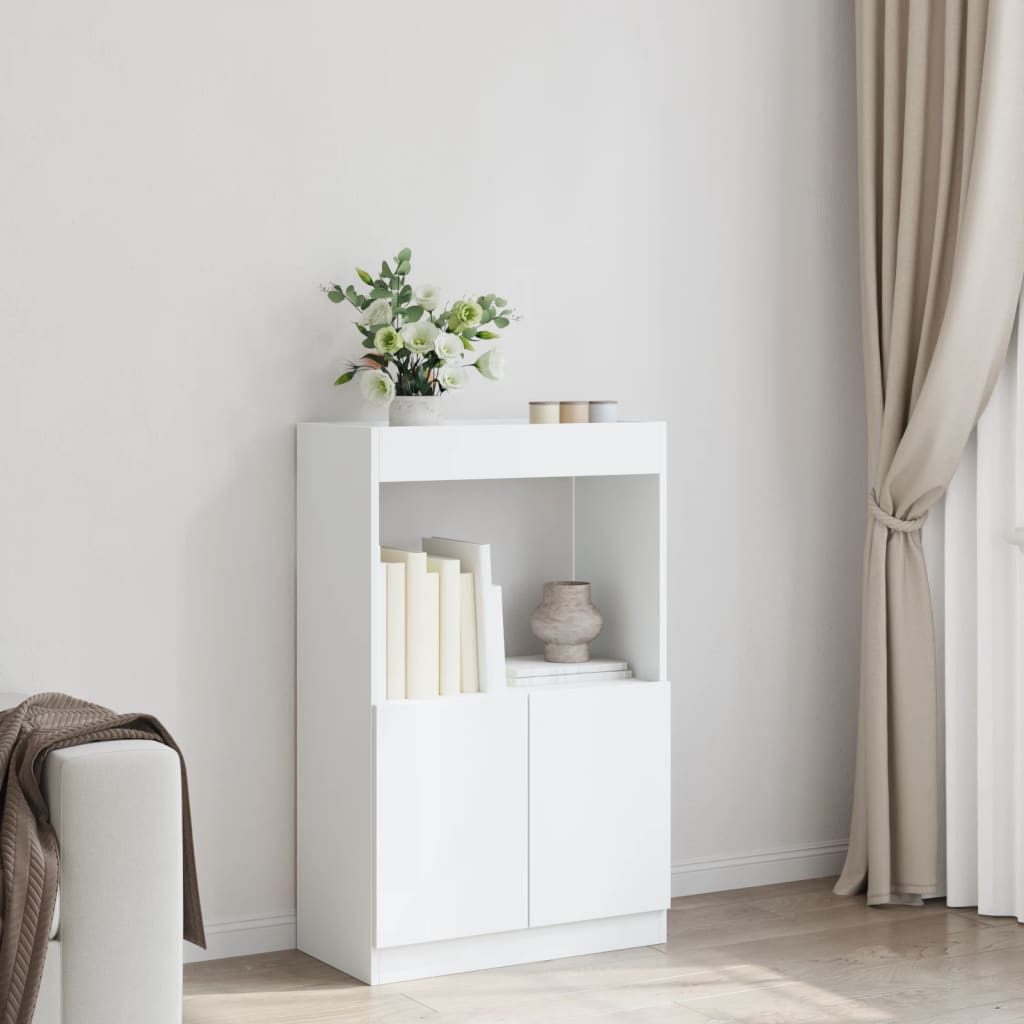 Skap Hvit 63x33x100 cm