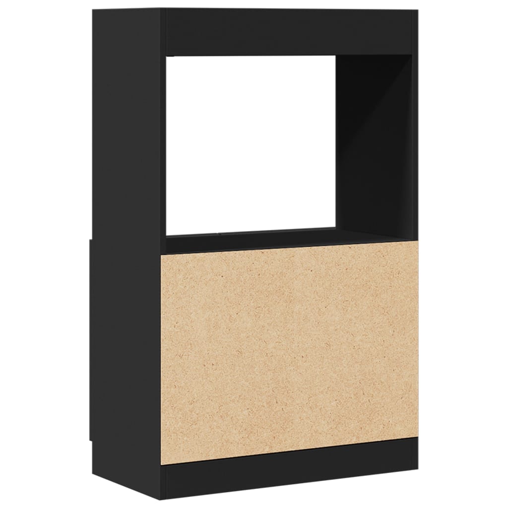 Skap Svart 63x33x100 cm