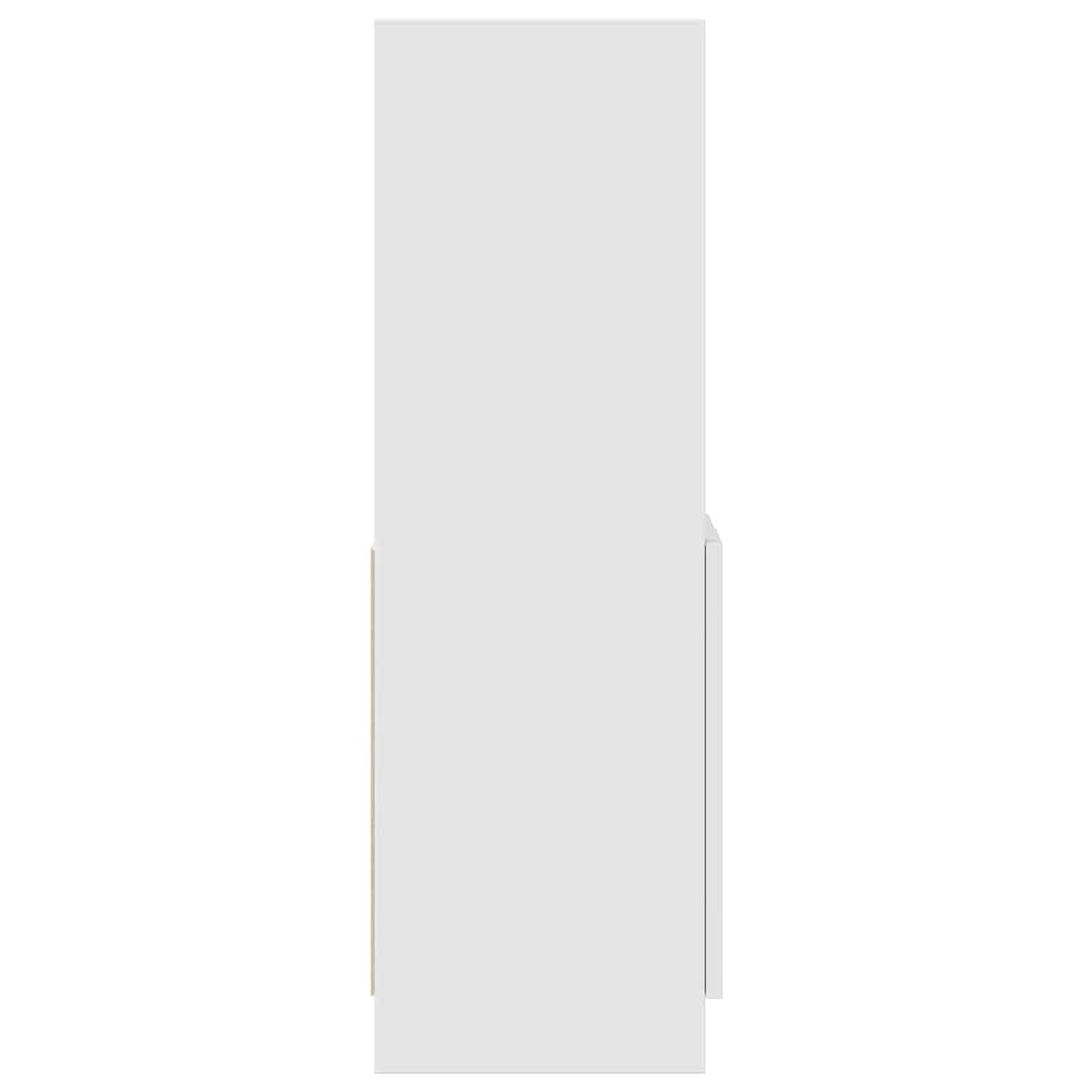 Skap Hvit 92x33x100 cm