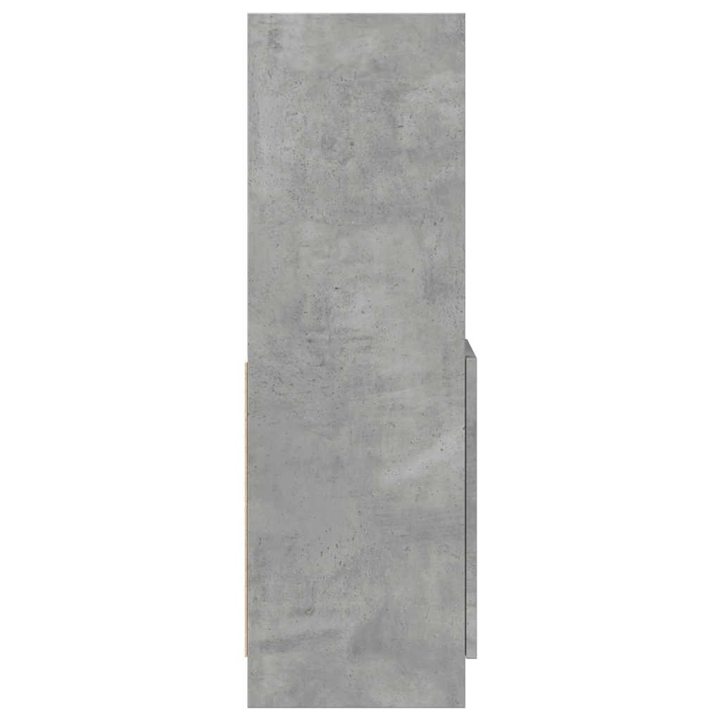 Skap Betonggrå 92x33x100 cm