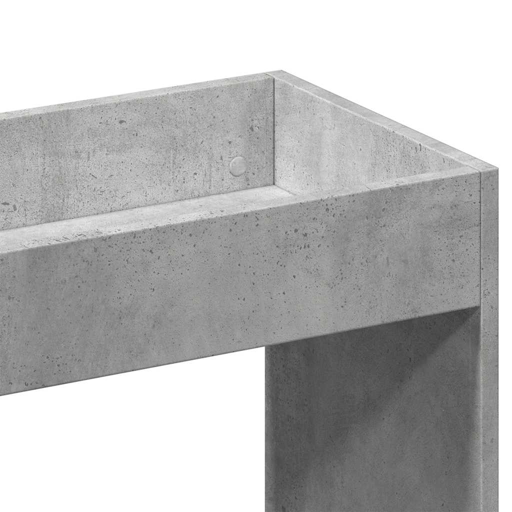 Skap Betonggrå 92x33x100 cm