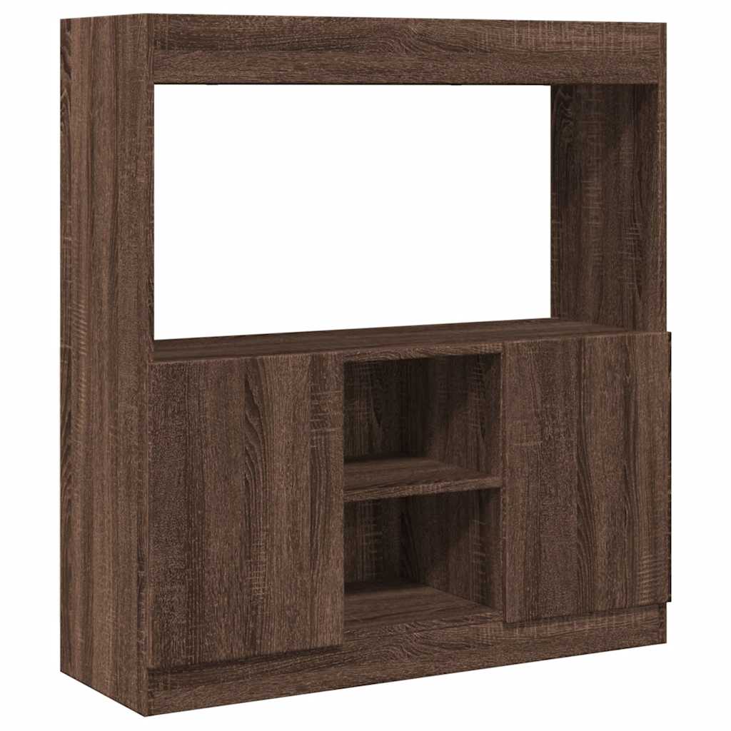 Skap Brun Eik 92x33x100 cm