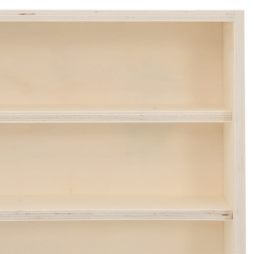 Vegghylle Tre samlermonter med 6 hyller 100x8,5x55 cm