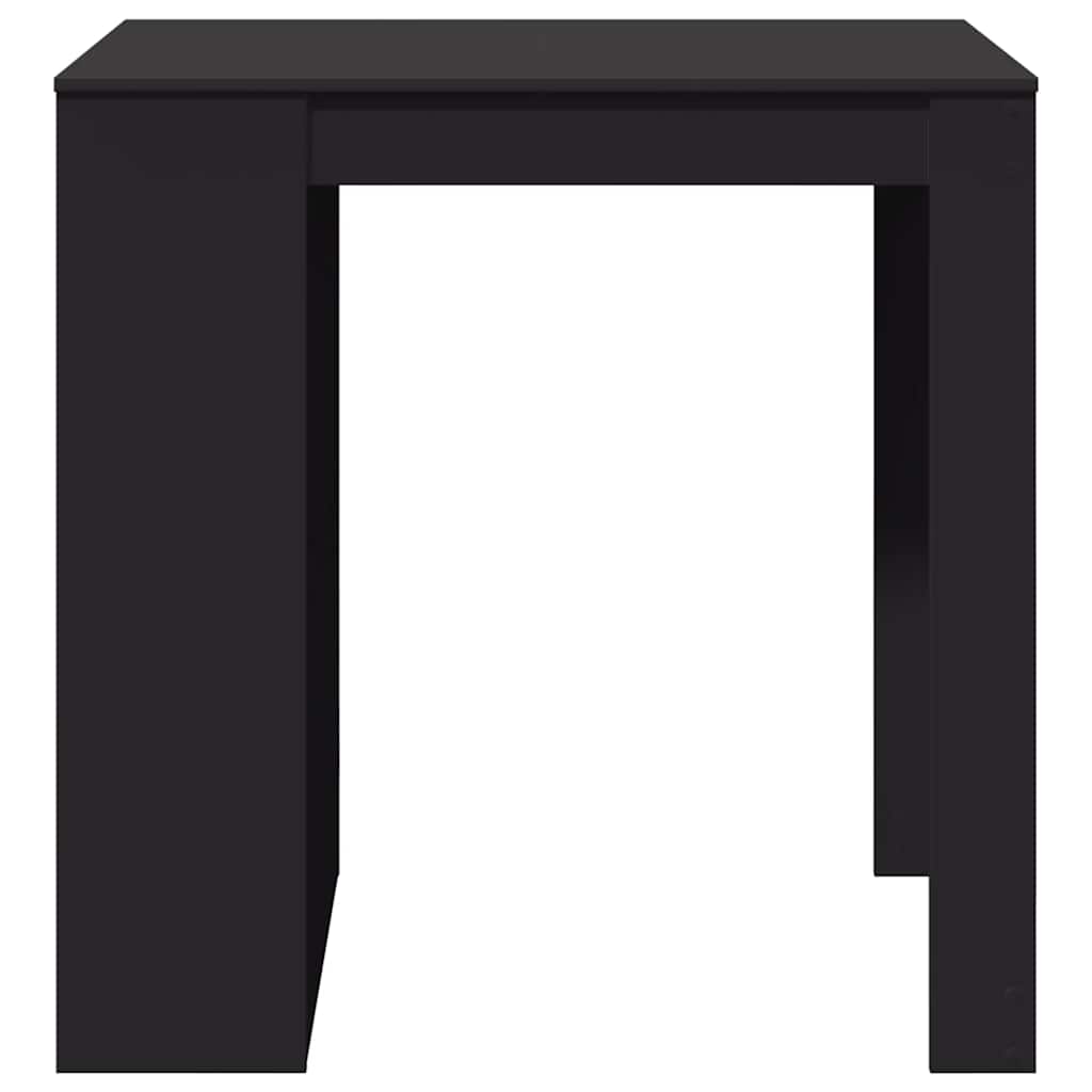 Barbord svart 102x70x103,5 cm konstruert tre
