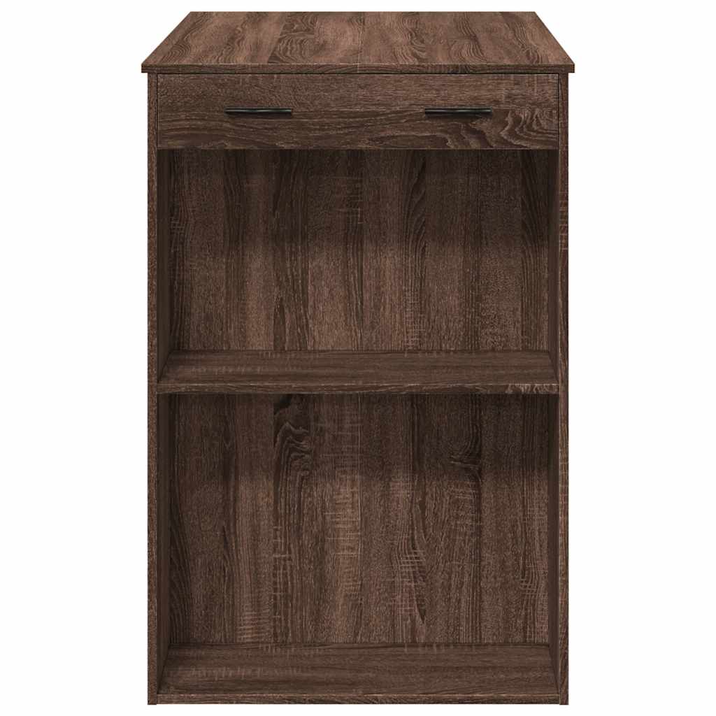 Barbord brun eik 102x70x103,5 cm konstruert tre