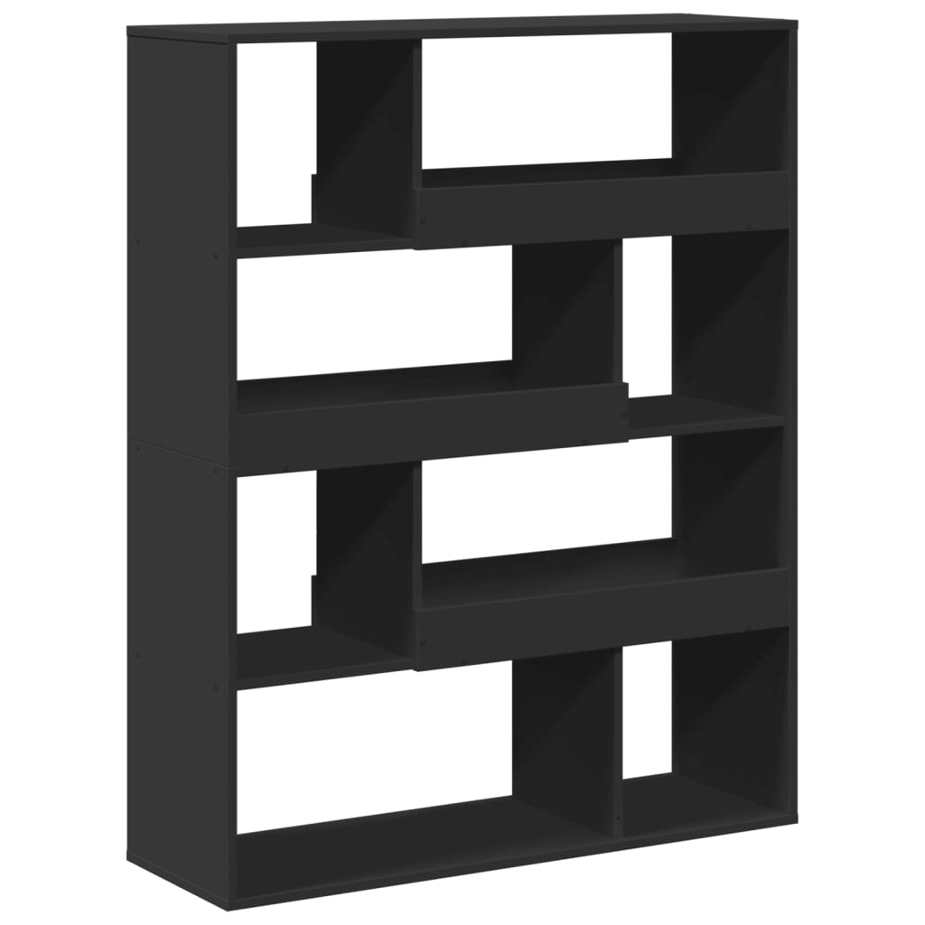 Bokhylle Svart 100x33x125,5 cm